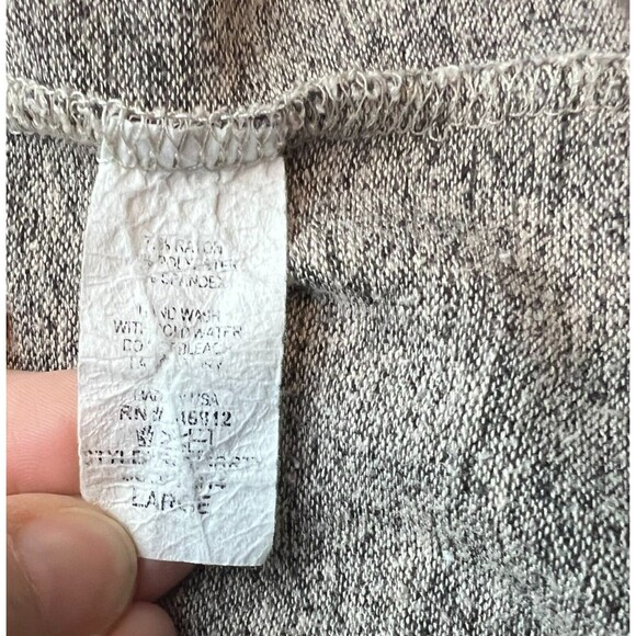 Caution to the Wind  Super Soft Open Kimono Sweater  Size L  Taupe Knit Cardigan - Picture 5 of 5